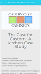 Mobile Screenshot of casebycasecabinets.com